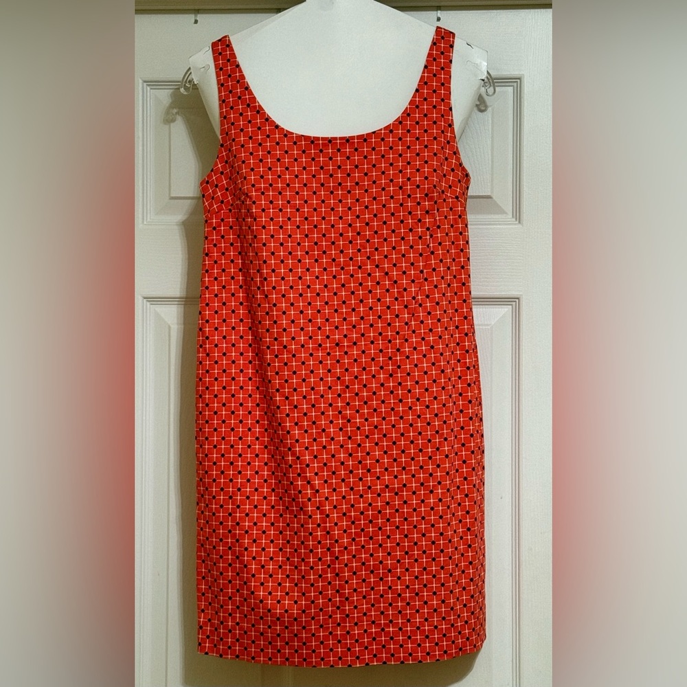 Joe Fresh Orange and Blue Mini Dress